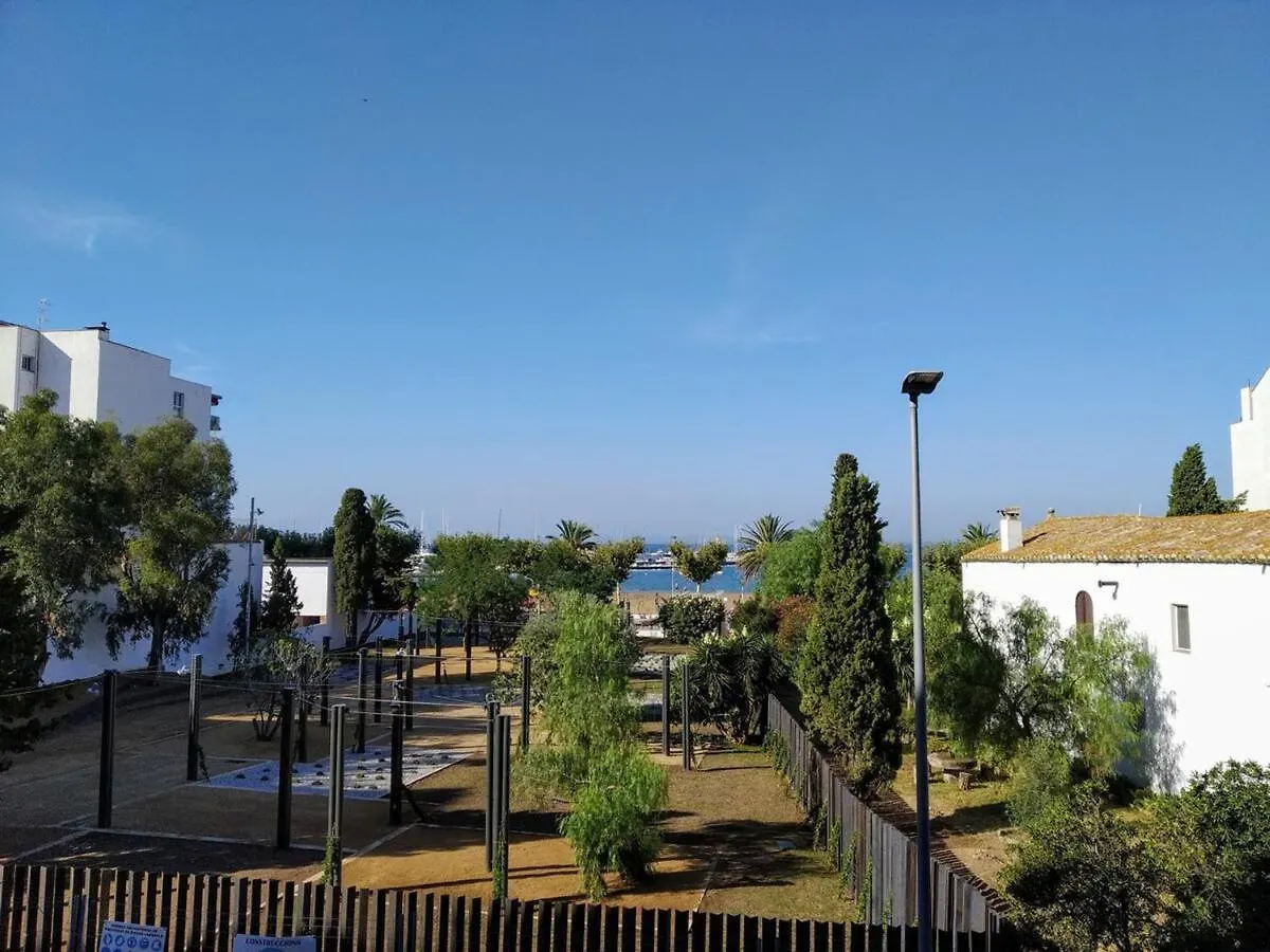 Apartamento Reformado Con Vista Al Mar, 20M De La Playa, A.A., Garaje, En Centro De Roses - Es-258-12 아파트